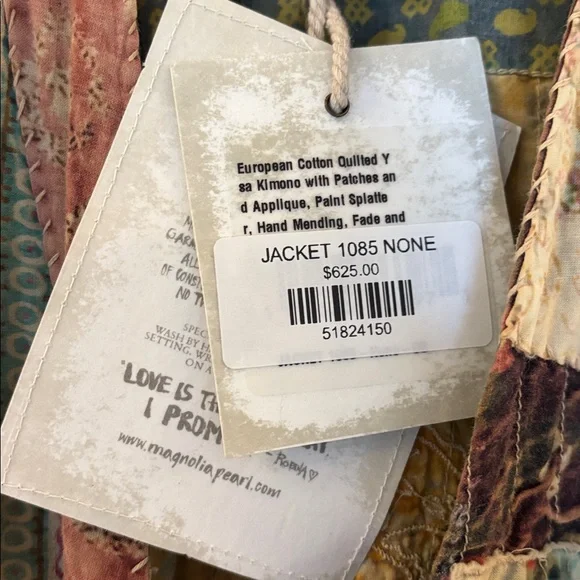 Magnolia Pearl Quilted Yrsa Kimono Jacket 1085/Reversible NWT - Picture 4 of 11